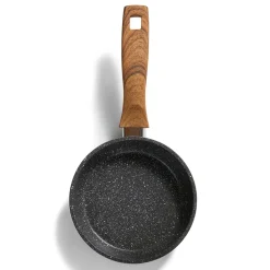 Pfannen|Die moderne Hausfrau STONELINE Bratpfanne 16 cm | ohne Deckel - Holzoptik