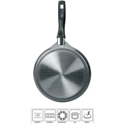 Pfannen|Die moderne Hausfrau STONELINE Crepe Pfanne 25 cm | Schwarz