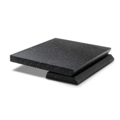 Koch- & Küchenmesser|Die moderne Hausfrau STONELINE Edelstahl Messer Set 5-teilig mit Messerblock | Schwarz