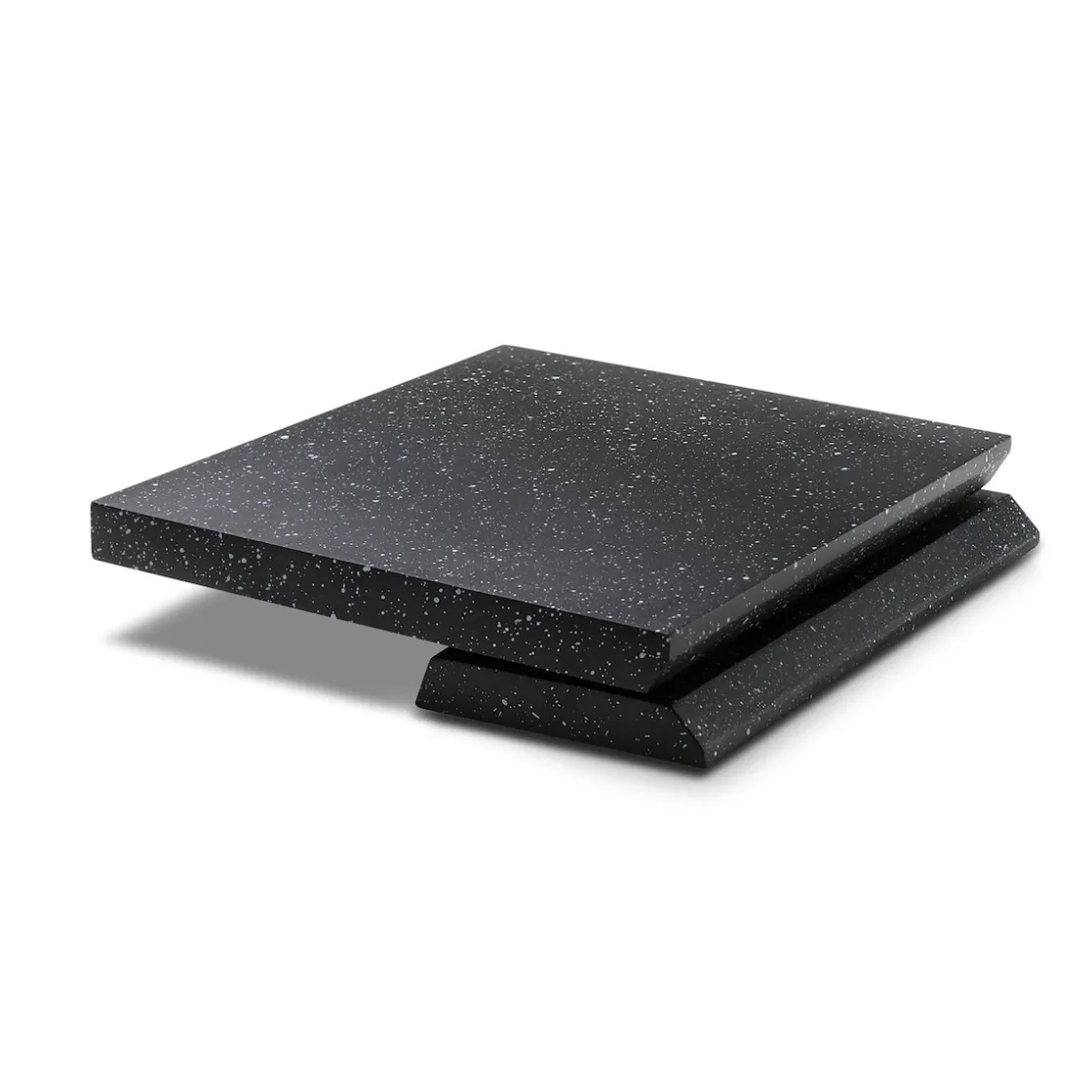 Koch- & Küchenmesser|Die moderne Hausfrau STONELINE Edelstahl Messer Set 5-teilig mit Messerblock | Schwarz