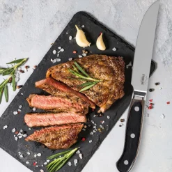 Die moderne Hausfrau STONELINE Edelstahl Steakmesser Set 4-teilig | Holzgriff