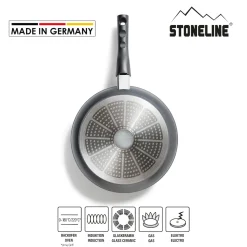 Pfannen|Die moderne Hausfrau STONELINE Flex Schmorpfanne 24 cm mit abnehmbarem Griff | ohne Deckel