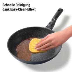 Pfannen|Die moderne Hausfrau STONELINE Flex Schmorpfanne 24 cm mit abnehmbarem Griff | ohne Deckel