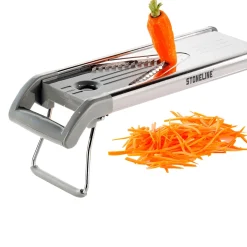 Die moderne Hausfrau STONELINE Gemüsehobel Set 9-teilig | Grau