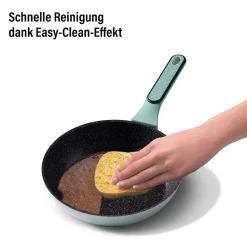 Die moderne Hausfrau STONELINE Kochgeschirr-Set 11-teilig 18/20/24 Mint | mit Deckeln