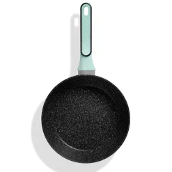 Die moderne Hausfrau STONELINE Kochgeschirr-Set 11-teilig 18/20/24 Mint | mit Deckeln