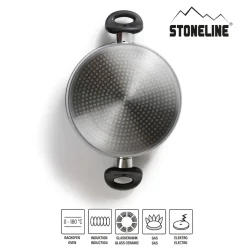 Töpfe|Die moderne Hausfrau STONELINE Kochtopf 18 cm | mit Deckel