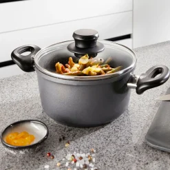 Töpfe|Die moderne Hausfrau STONELINE Kochtopf 18 cm | mit Deckel