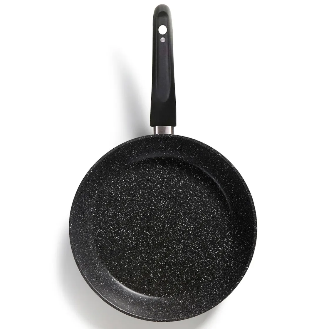 Pfannen|Die moderne Hausfrau STONELINE Made in Germany Pfannen-Set 6-teilig mit Magnet Griff | ohne Deckel - Schwarz