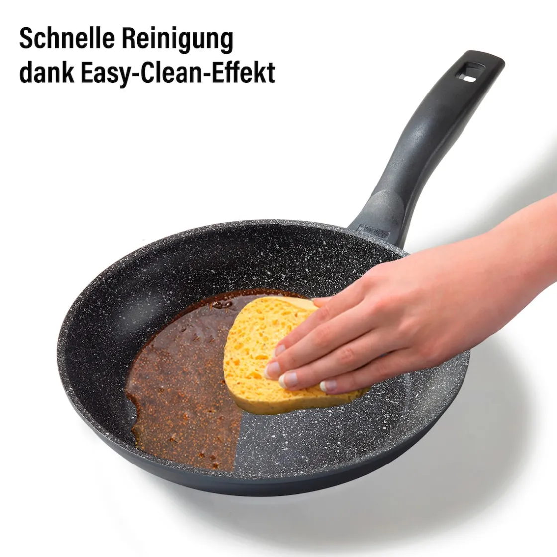 Pfannen|Die moderne Hausfrau STONELINE Made in Germany Pfannen-Set 3-teilig 20/24/28 | ohne Deckel