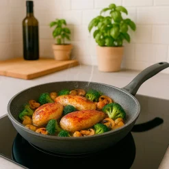 Pfannen|Die moderne Hausfrau STONELINE Made in Germany Pfannen-Set 3-teilig 20/24/28 | ohne Deckel