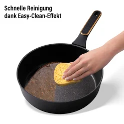 Pfannen|Die moderne Hausfrau STONELINE Schmorpfanne 28 cm Roségold | mit Deckel