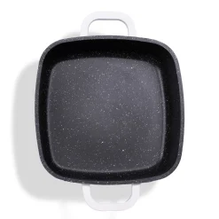 Pfannen|Die moderne Hausfrau STONELINE Servierpfanne Eckig 20 cm Mint | mit Deckel