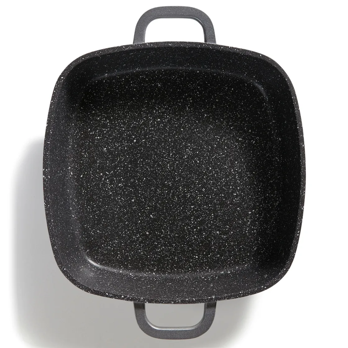 Pfannen|Die moderne Hausfrau STONELINE Servierpfanne Eckig 24 cm | mit Deckel