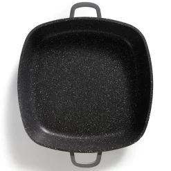 Pfannen|Die moderne Hausfrau STONELINE Servierpfanne Eckig 32 cm | mit Deckel