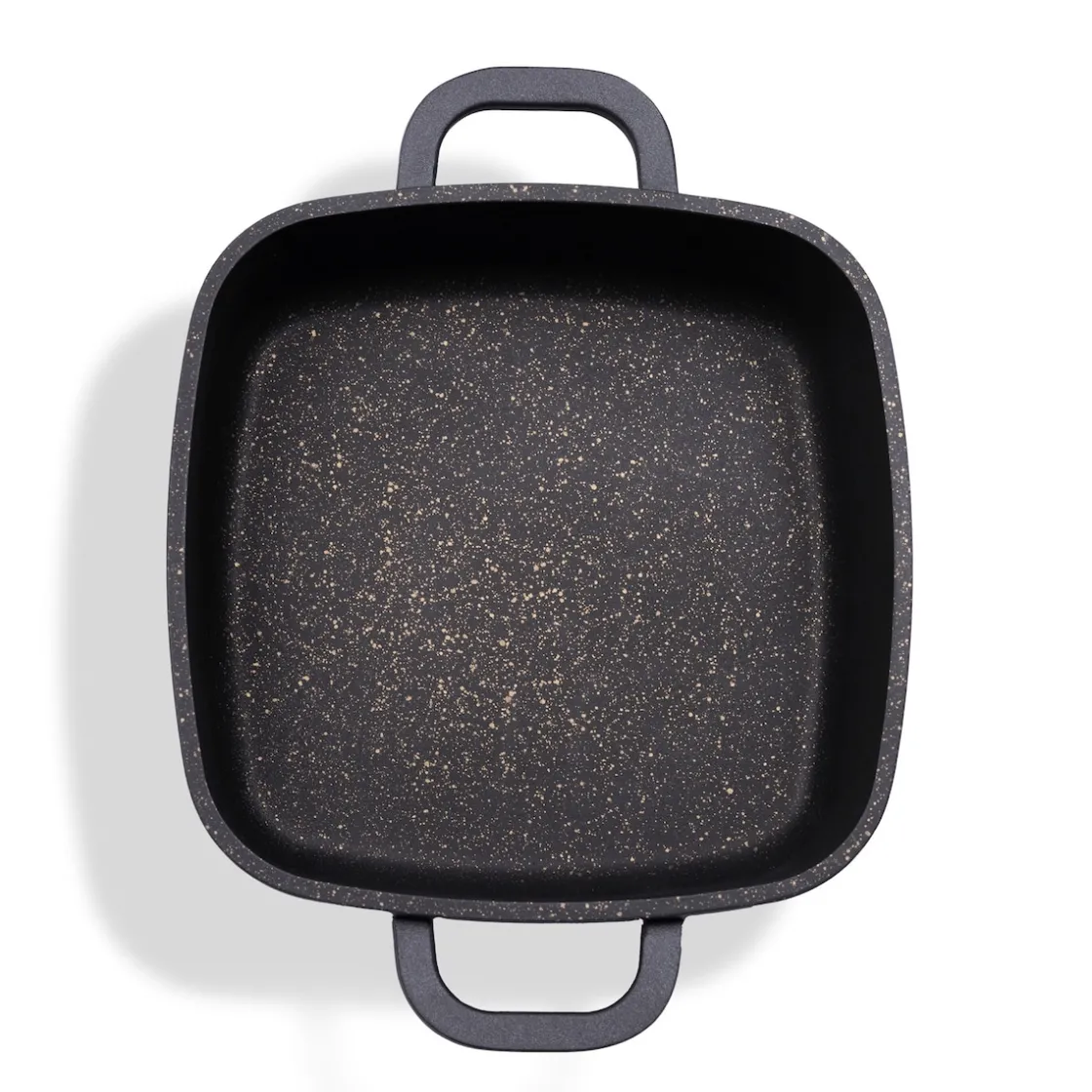 Pfannen|Die moderne Hausfrau STONELINE Servierpfanne Eckig 20 cm Roségold | mit Deckel