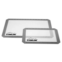 Backmatten & Dauerbackfolien|Die moderne Hausfrau STONELINE Silikon Backmatte 29,5x21 und 42x29,5 cm Set 2-teilig