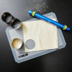 Backmatten & Dauerbackfolien|Die moderne Hausfrau STONELINE Silikon Backmatte 29,5x21 und 42x29,5 cm Set 2-teilig