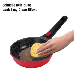 Pfannen|Die moderne Hausfrau STONELINE SMART Bratpfanne 20 cm | ohne Deckel - Rot