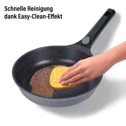 Die moderne Hausfrau STONELINE SMART Pfannen-Set 2-teilig 24/28 | ohne Deckel - Grau