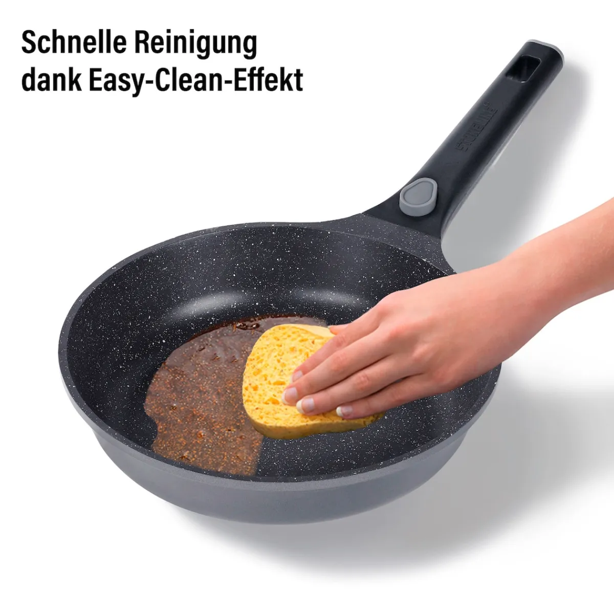 Die moderne Hausfrau STONELINE SMART Pfannen-Set 2-teilig 24/28 | ohne Deckel - Grau