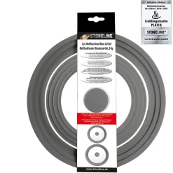 Topfdeckel|Die moderne Hausfrau STONELINE Universal Glasdeckel Set 16/18/20 und 24/26/28 | Grau