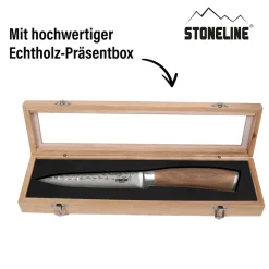 Koch- & Küchenmesser|Die moderne Hausfrau STONELINE Universalmesser 24 cm | 67 Lagen Damastmesser