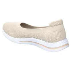 Ballerinas|Die moderne Hausfrau Stretch-Ballerina „Federleicht“ beige