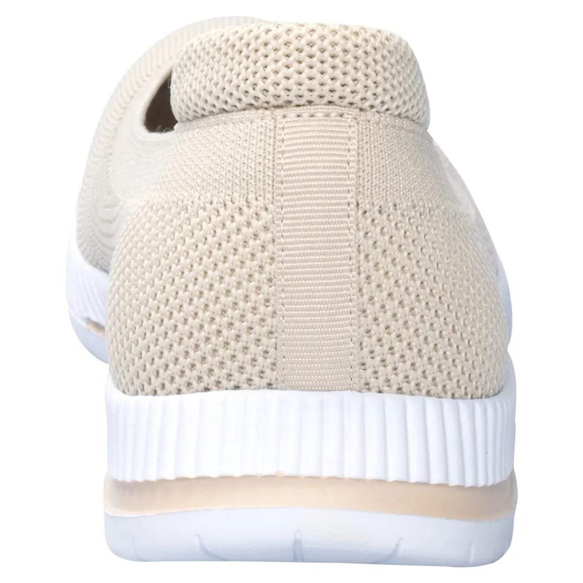 Damen Die moderne Hausfrau Stretch-Ballerina „Federleicht“ beige