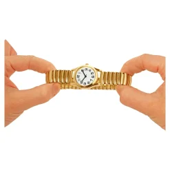 Schmuck & Uhren ·Armbanduhren|Armbanduhren|Die moderne Hausfrau Stretch-Seniorenuhr Herren "Simon"