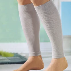 Stützstrümpfe|Kompressionsstrümpfe|Die moderne Hausfrau Stützstulpen beige