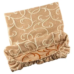 Sesselschoner|Sitzmöbel ·Sesselschoner|Die moderne Hausfrau Stuhlhusse „Ornamente“, 2 Stück beige