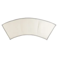 Bade- & Toilettenhilfen·Dusch- & Badewannenmatten|Badewannenmatten & -Kissen|Die moderne Hausfrau Super-Soft-Badematte „halbrund“ grau