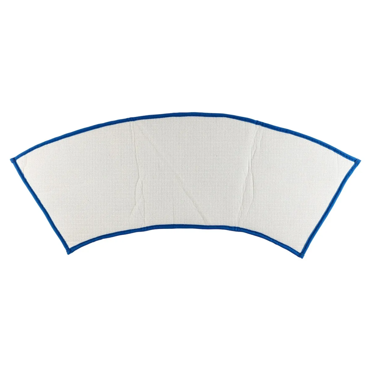 Die moderne Hausfrau Super-Soft-Badematte „halbrund“ königsblau