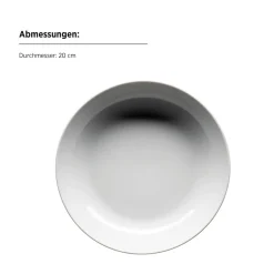 Geschirrsets|Die moderne Hausfrau Suppenteller, Porzellan Barca