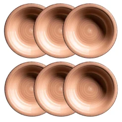 Teller|Die moderne Hausfrau Suppenteller-Set, Steingut LUMACA Dunkelblau