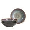 Teller|Die moderne Hausfrau Suppenteller-Set, Steinzeug Teona 4 x Suppenteller