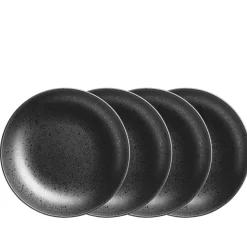 Teller|Die moderne Hausfrau Suppenteller-Set, Steinzeug Essential