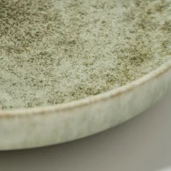 Teller|Die moderne Hausfrau Suppenteller-Set, Steinzeug Moos'N'Stein Grün