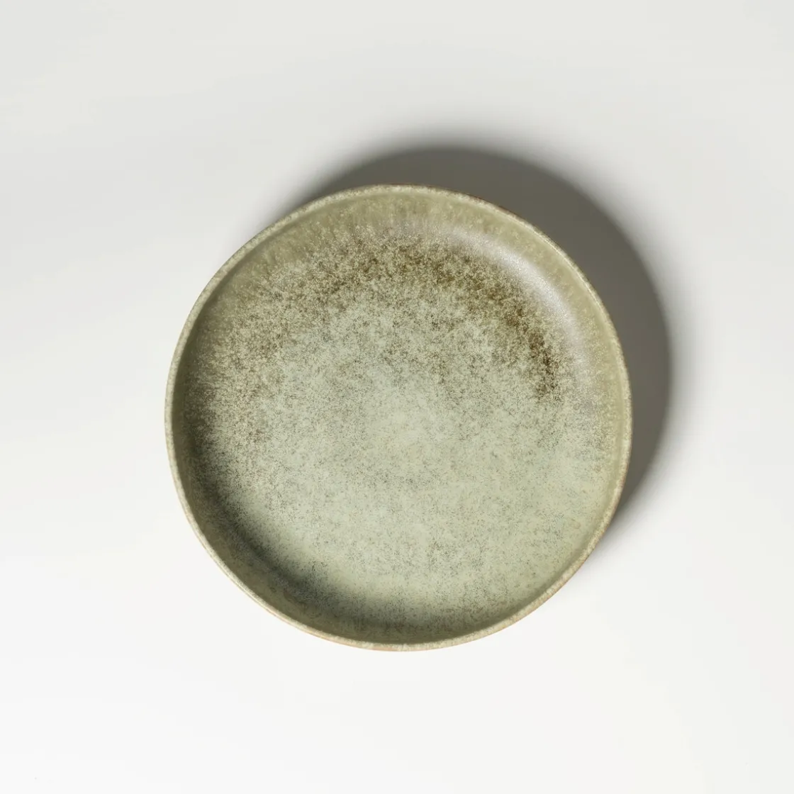 Teller|Die moderne Hausfrau Suppenteller-Set, Steinzeug Moos'N'Stein Grün