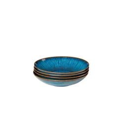 Teller|Die moderne Hausfrau Suppenteller-Set, Steinzeug Eisfall