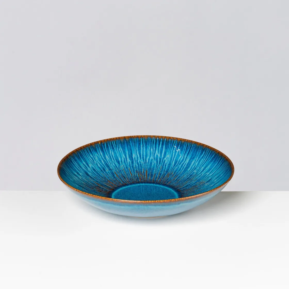 Teller|Die moderne Hausfrau Suppenteller-Set, Steinzeug Eisfall