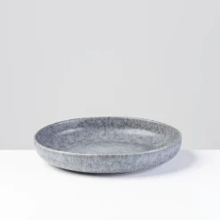 Teller|Die moderne Hausfrau Suppenteller-Set, Steinzeug Moos'N'Stein Grau