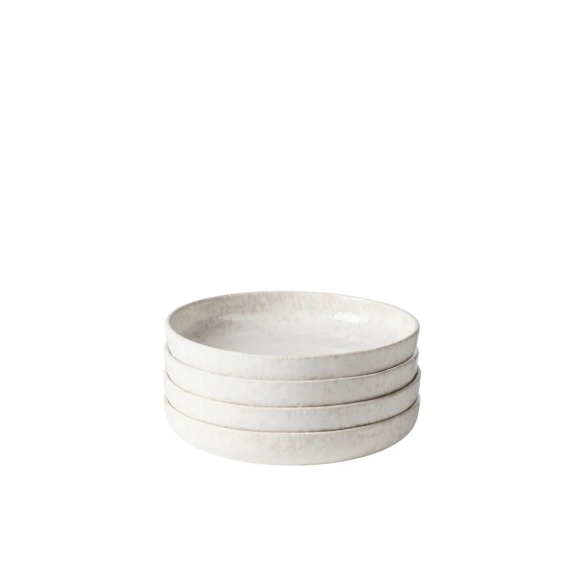 Geschirrsets|Die moderne Hausfrau Suppenteller-Set, Steinzeug Alpenwiese Creme