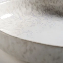 Geschirrsets|Die moderne Hausfrau Suppenteller-Set, Steinzeug Alpenwiese Creme