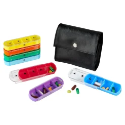Tablettenboxen & -Zerteiler|Die moderne Hausfrau Tablettenbox 7 Tage "Regenbogen"
