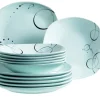 Geschirrsets|Die moderne Hausfrau Tafelservice CHANSON 6 x Speiseteller, 6 x Suppenteller