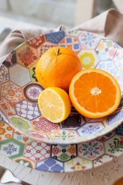 Geschirrsets|Die moderne Hausfrau Tafelservice, Keramik Amarante 6 x Speiseteller, 6 x Suppenteller