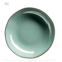 Geschirrsets|Die moderne Hausfrau Tafelservice, Keramik Nottingham Grün