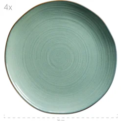 Geschirrsets|Die moderne Hausfrau Tafelservice, Keramik Nottingham Grün